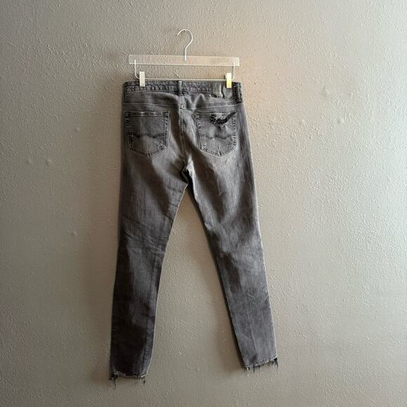 American Eagle Distressed Skinny Jeans Size 32x36 - Picture 6 of 8